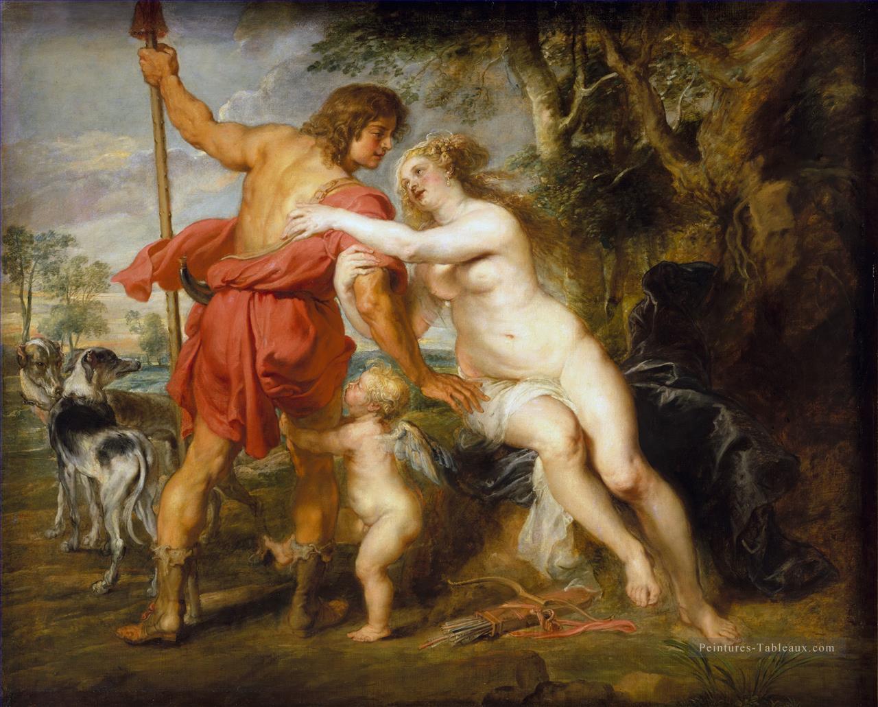 Vénus et Adonis Peter Paul Rubens Peintures à l'huile